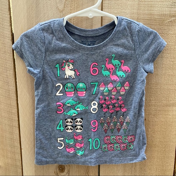 The Children’s Place size 2T girls numbers shirt